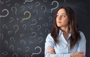 Woman considering dental implants