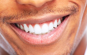 Closeup of a man smiling
