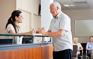 older couple smiling and laughing together