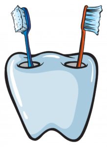 toothbrush holder illustration